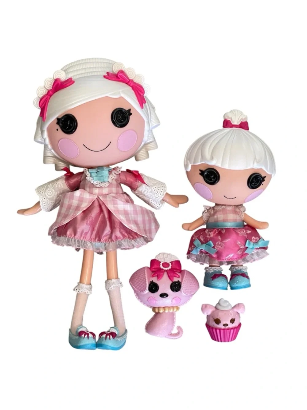 Lalaloopsy Sew Royal Sisters: Suzette La Sweet & Mimi La Sweet with Pets Bundle - Picture 1 of 10